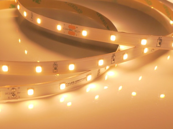 Eco-Line LED-Streifen, 2700K warmweiß, 1123lm/m, 7.7W/m, 56LEDs/m 24V