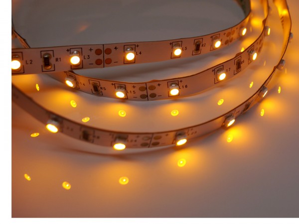 LED-Streifen 60LEDs/m, gelb 12V