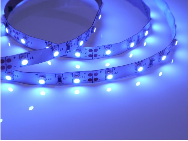 LED-Streifen 60LEDs/m, blau 12V